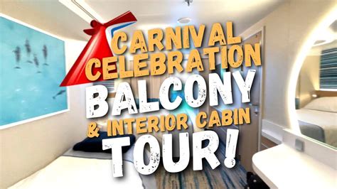 Carnival Celebration Balcony and Interior Cabin Tour sleeps 7 ...