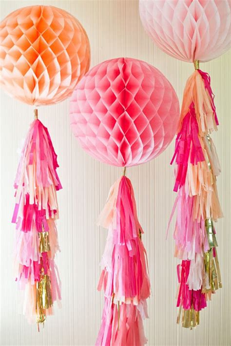 Unexpected Party Ideas with Honeycomb Balls - Party Ideas | Party Printables Blog