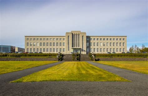 University of Iceland stock image. Image of main, grass - 33844229