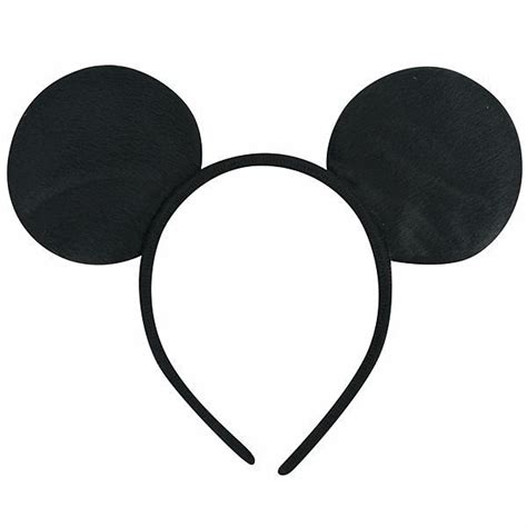 Plain Black Mouse Ears