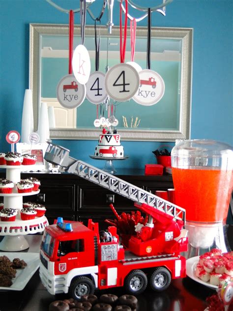 Fire Truck Birthday Party Ideas: Food, Decorations & More!