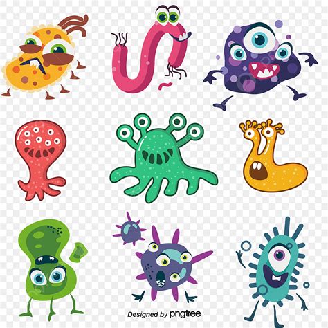 Cute Cartoon Bacteria Cartoon Bacteria Vector Material Art Png And | Hot Sex Picture