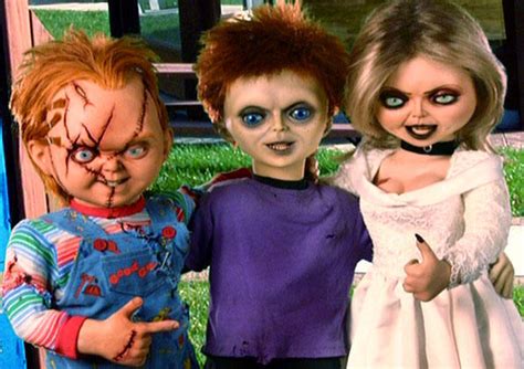 Chucky, Tiffany, and Glen - Horror Movie Icons