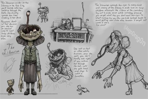 The Librarian | Little Nightmares OC Monster by AngoDrag0n on DeviantArt