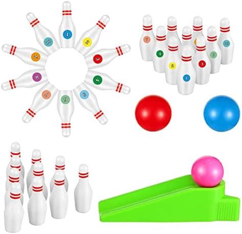 Bowling Party Favors for Kids Mini Bowling Game with Miniature Bowling ...