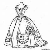 Graceful Vintage Ball Gown Coloring Page  Pagescom sketch template