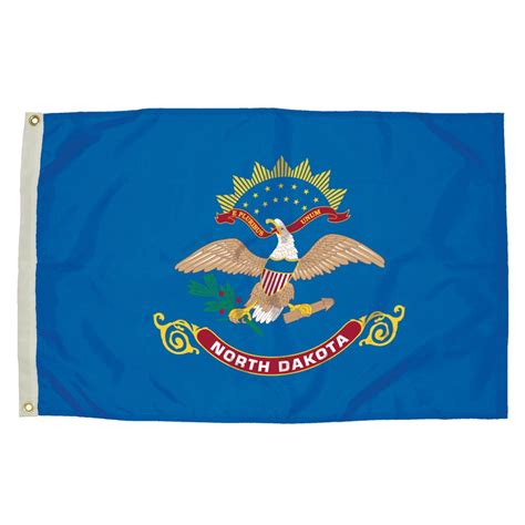 5-ft W x 3-ft H State North Dakota Flag at Lowes.com