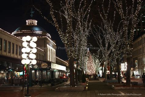 Boston - Faneuil Hall Quincy Market at Christmas | Robert Gillis New ...