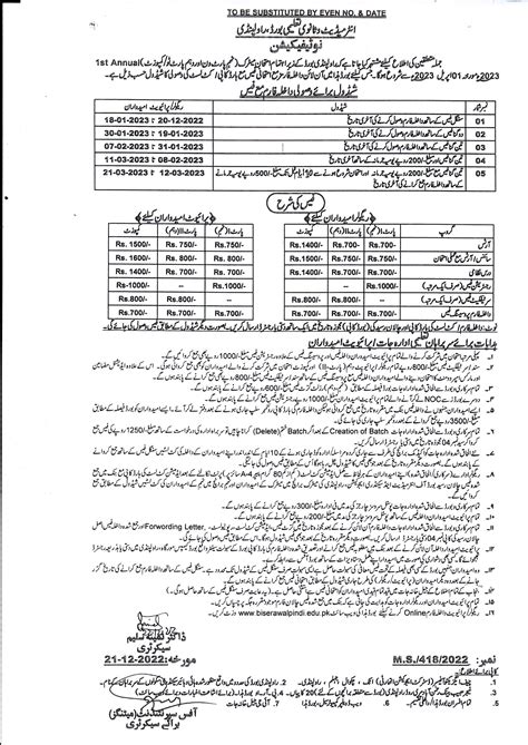 Admission Form Rawalpindi Board Private 2023 - Printable Forms Free Online