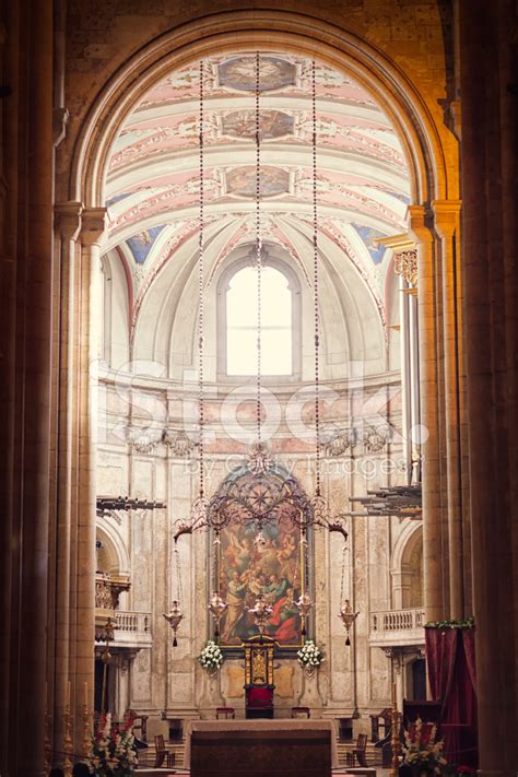 Lisbon Cathedral Interior Stock Photo | Royalty-Free | FreeImages