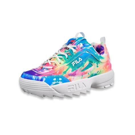 FILA - Fila Girls' Disruptor II Tie Dye Sneakers (Sizes 13 - 1) - Walmart.com - Walmart.com