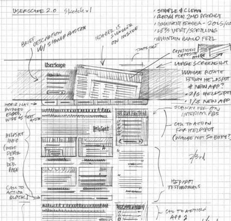 40 Examples Of Web Design Sketches And Wireframes