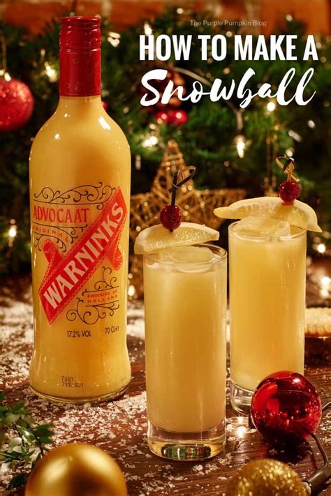 How To Make A Snowball Drink - A Classic Christmas Cocktail!