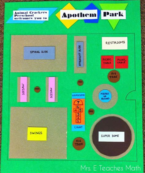 Playground Project | Mrs. E Teaches Math