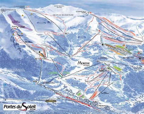 Morzine piste map