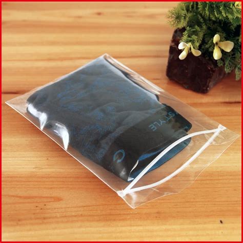 200pcs/lots 9cm*13cm*300micron High Quality Clear Clothes Zip Lock Plastic Packaging Bags-in ...