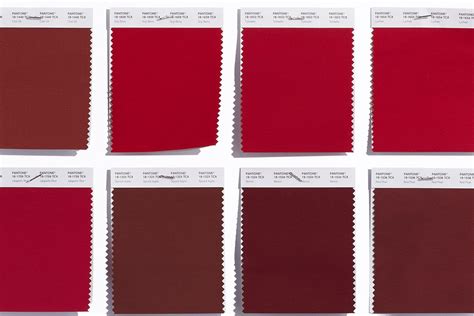 Red - Pantone Fashion, Home + Interiors Swatches - A sampling of some ...