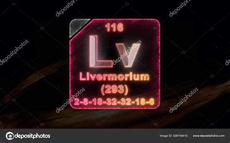 Livermorium Modern Periodic Table Element Stock Photo by ©sciencepics ...