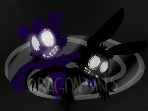 FNaF- Shadow Freddy and Shadow Bonnie by Xhynos on DeviantArt