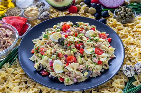 Ensalada de pasta con atún fría, una receta muy rica y fácil