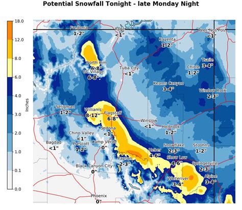 SNOW POSSIBLE STARTING SUNDAY NIGHT - The Williams Independent