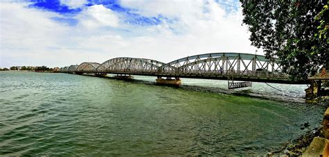 Panoramique de 110° - SAINT LOUIS - Le célébre pont Faidherbe - ( Sénégal ) Saint Louis Senegal ...