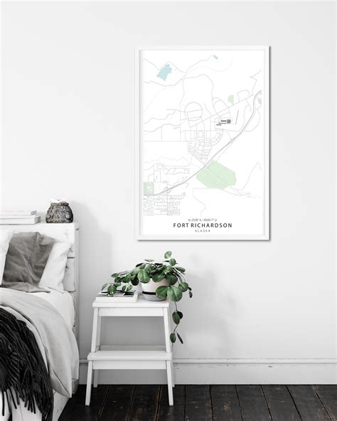 FORT RICHARDSON MAP Map of Fort Richardson Fort Richardson - Etsy