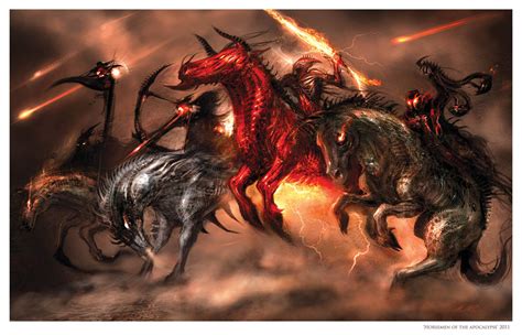 Four Horsemen of the Apocalypse by AlexRuizArt on DeviantArt