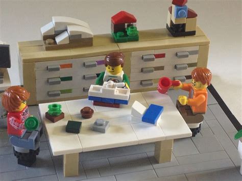 Creator Design Studio view 2 | Lego furniture, Lego projects, Lego display