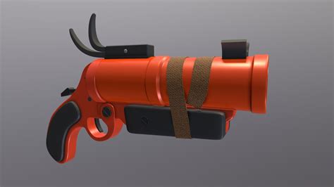 "Detonator" Flare gun from Team Fortress 2 - Download Free 3D model by Artex_112 [4fcf147 ...