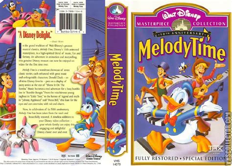 Melody Time VHS 1999 | Vhs and DVD Credits Wiki | Fandom