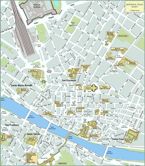 Large Florence Maps for Free Download and Print | High-Resolution and Detailed Maps