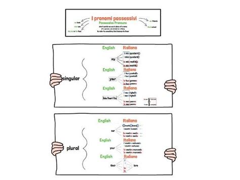 Italian - I pronomi possessivi - Possessive Pronouns | Teaching Resources