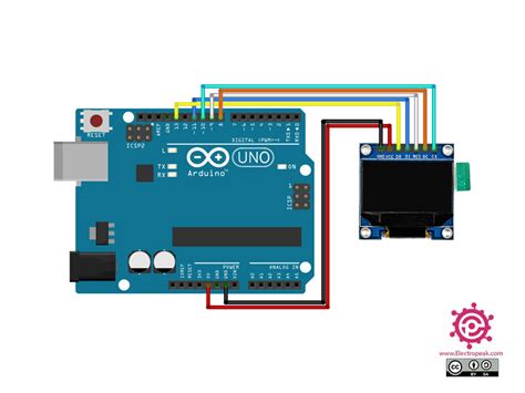 Interfacing 0.96 Inch SPI OLED Display Module with Arduino - Electropeak