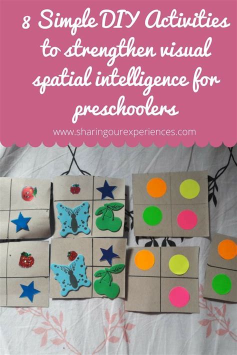 8 Simple DIY Activities to strengthen visual spatial intelligence for preschoolers | Sharing Our ...