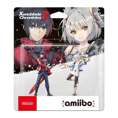 Nintendo Xenoblade Chronicles 3 Series Amiibo Figures - Noah + Mio 2pk : Target