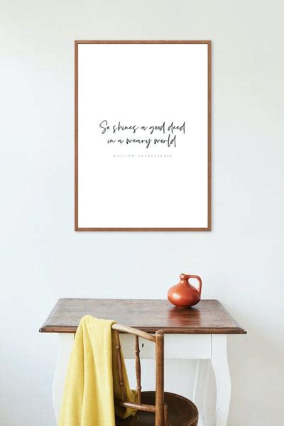 So Shines A Good Deed in a Weary World [Printable PDF] Wall Art – The ...