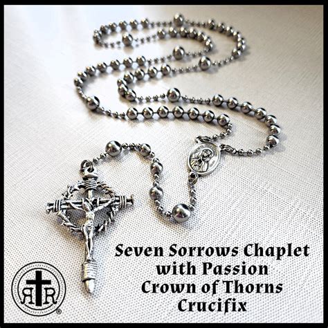 Seven Sorrows Chaplet WWI Battle Beads® Combat Rosary- Handmade Historic Design