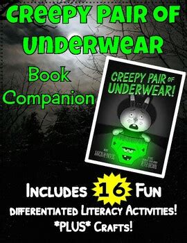 Creepy Pair of Underwear Book Companion | Halloween Read Aloud Activities