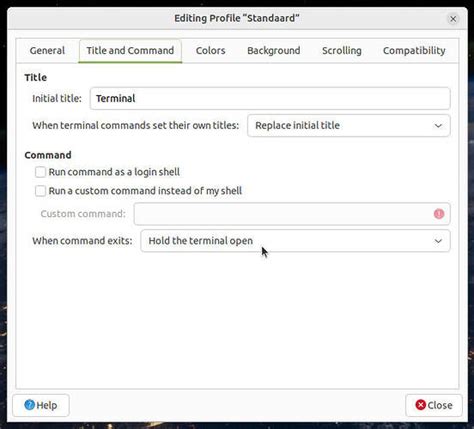 How to open mate-terminal, run a command in it and leave the terminal ...