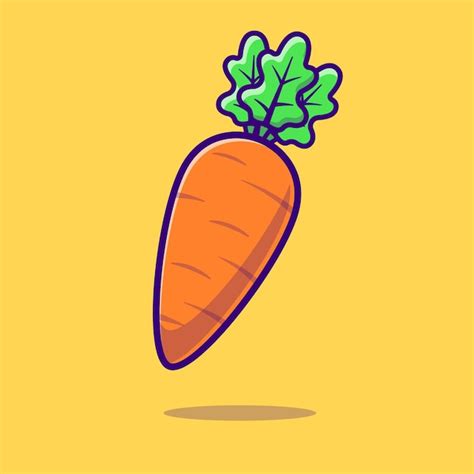 Free Vector | Carrot Vegetable Cartoon Vector Icon Illustration Food ...