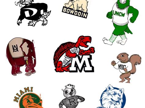 21 of our favorite offbeat retro college sports logos | NCAA.com