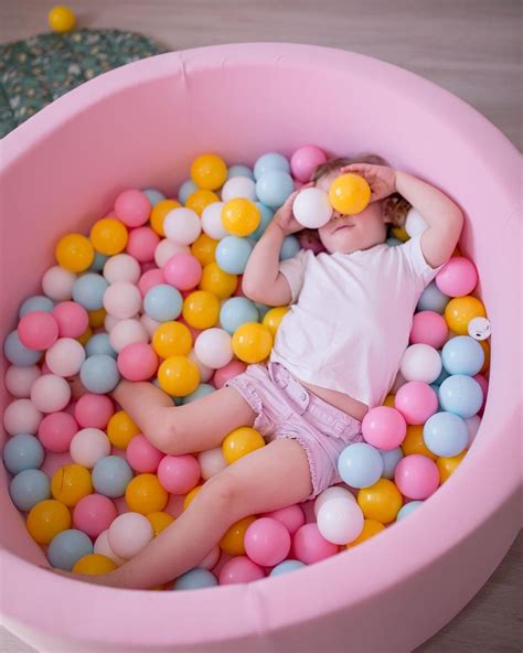 Ball Pit 200 Balls included Pink foam ball pit baby ball | Etsy