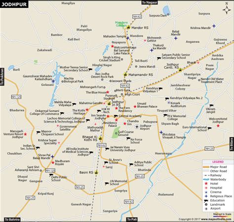 Jodhpur City Map | Map, Tourist map, City map