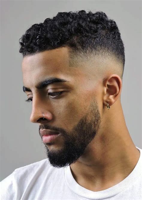 High Top Fade With Curly Hair