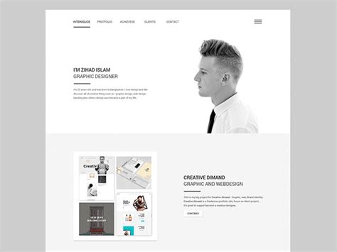 Freelancer Portfolio | Portfolio design, Portfolio, Page design