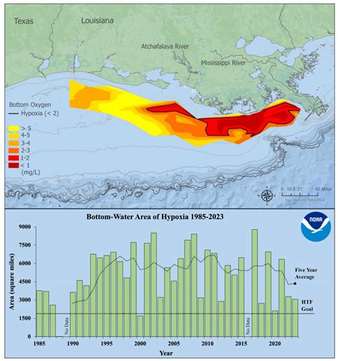 Below Average Summer 2023 ‘Dead Zone’ Measured in Gulf of Mexico ...