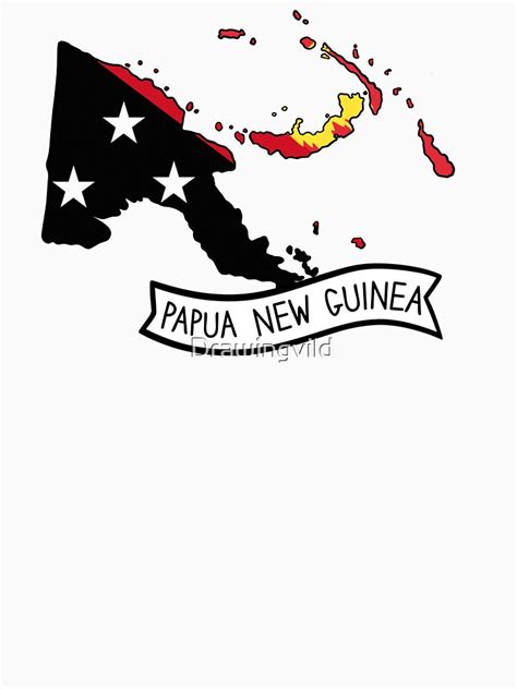 "Papua New Guinea Flag Map Sticker" Tank Top by Drawingvild | Redbubble