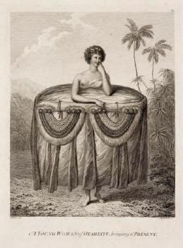 Bringing presents | Tahiti french polynesia, Art history, James cook