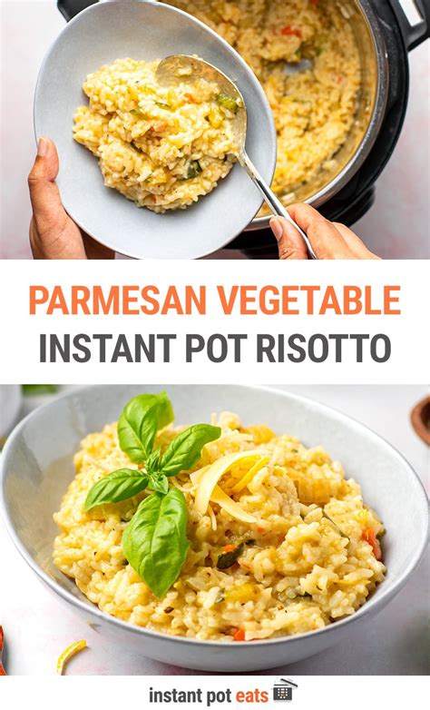 Instant Pot Vegetable Risotto With Lemon & Parmesan